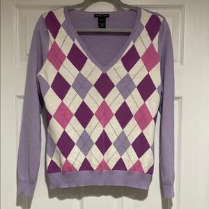 New York & Company Argyle Sweater